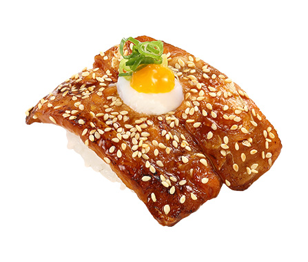 芝麻蒲燒鮭魚佐半熟蛋