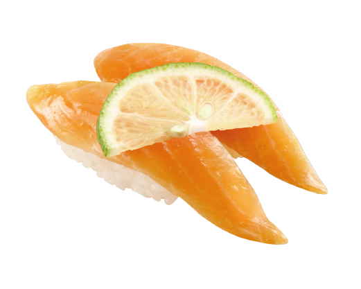 香檸炙烤生鮭魚(一貫) 