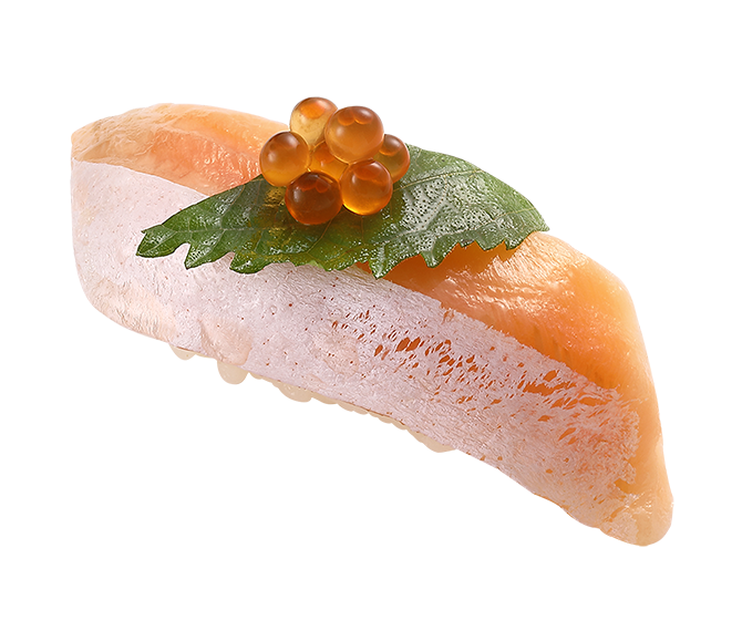 鮭魚肚佐鮭魚卵(一貫)